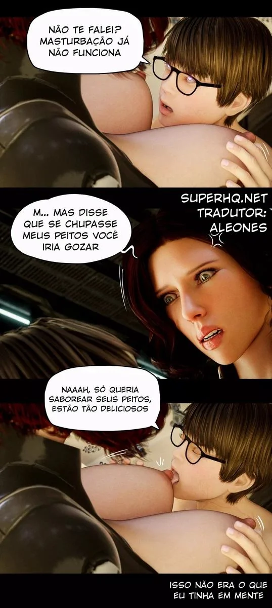 Viúva Negra flagra Alaric se masturbando – Hentai HQ