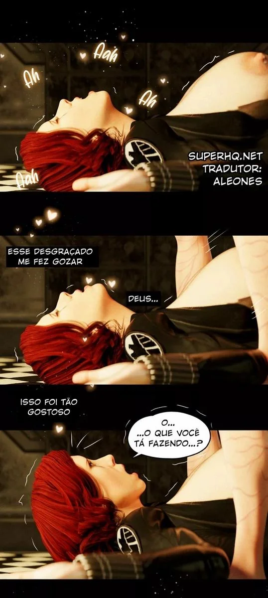 Viúva Negra flagra Alaric se masturbando – Hentai HQ