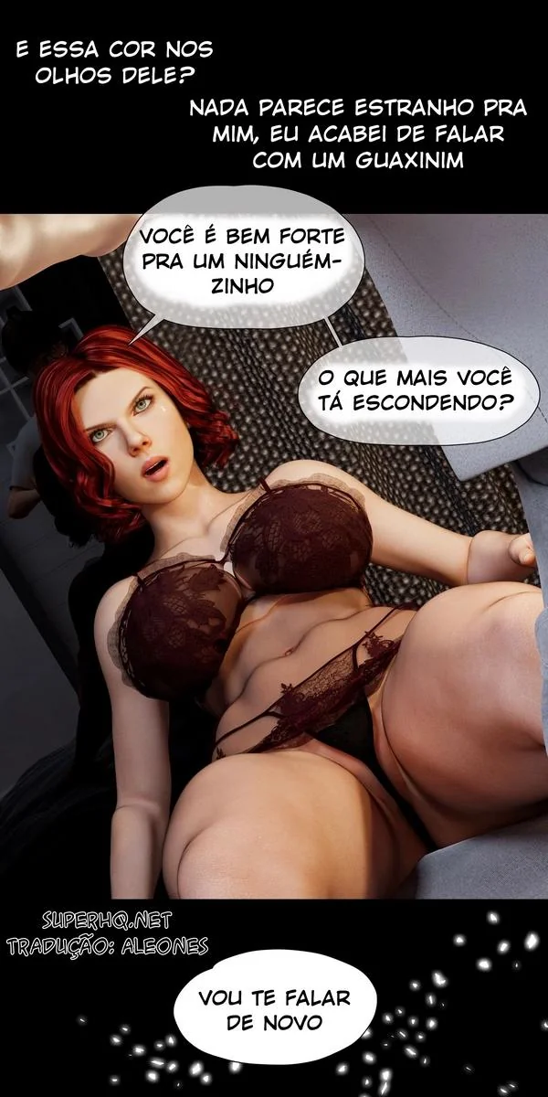 Alaric descobre segredos enquanto mora com a Viuva Negra em hentai 3D
