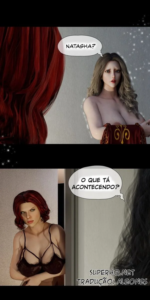 Alaric descobre segredos enquanto mora com a Viuva Negra em hentai 3D