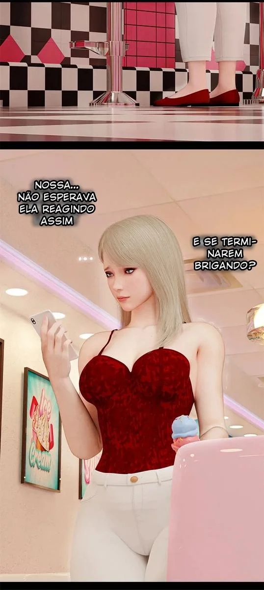 Piranha flagrada no provador leva piroca da Viúva Negra em Hentai 3D Brazuca