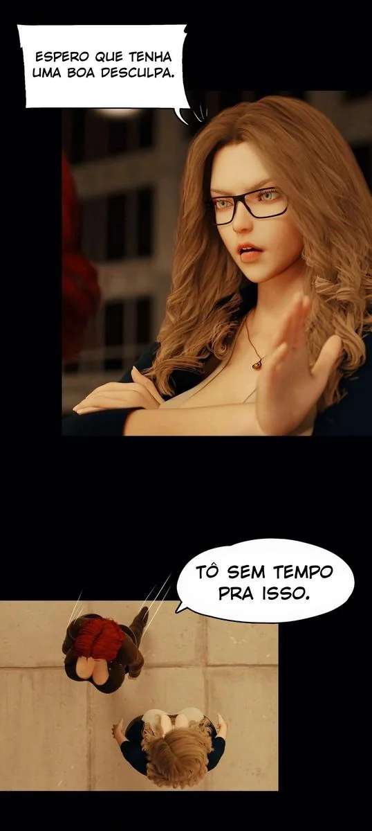 Viúva Negra Piranha ajuda Alaric com sua pica em Hentai HQ Brasileiro