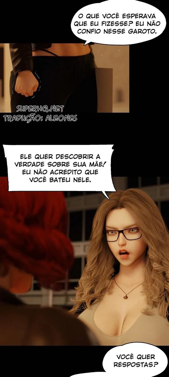 Viúva Negra Piranha ajuda Alaric com sua pica em Hentai HQ Brasileiro