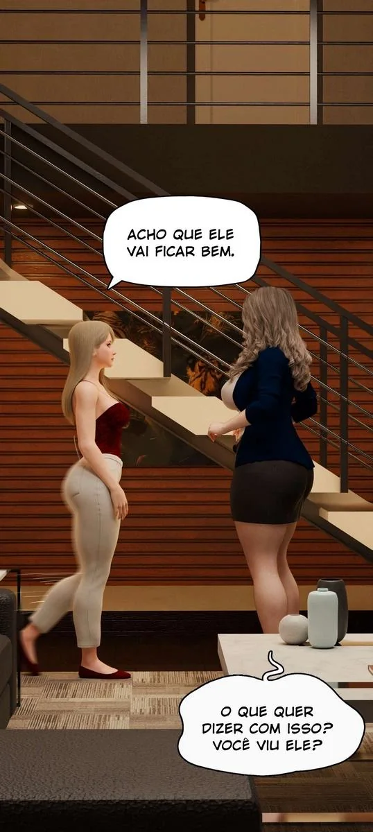 Viúva Negra Piranha ajuda Alaric com sua pica em Hentai HQ Brasileiro