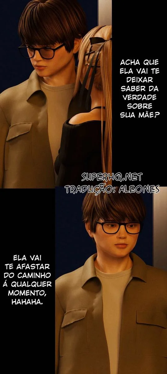 Viúva Negra Piranha ajuda Alaric com sua pica em Hentai HQ Brasileiro