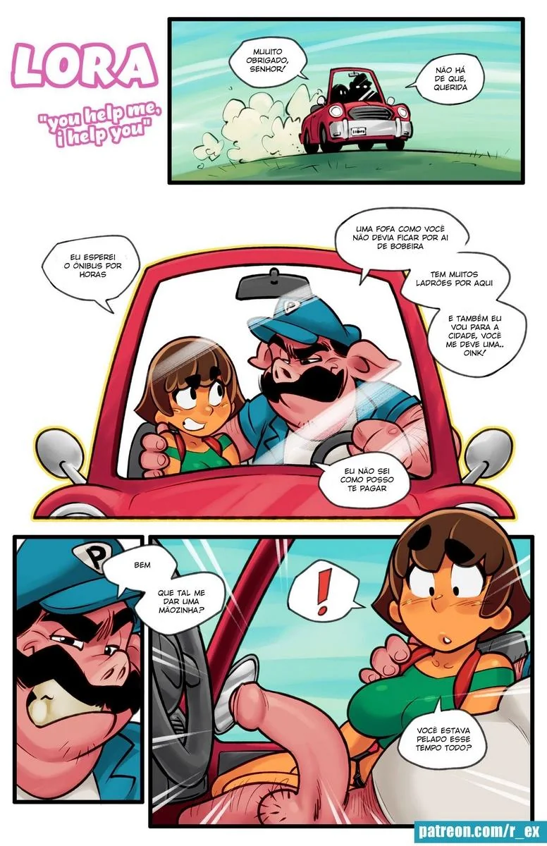 A Busca pelo Tesão – Lora e Sua Rival Piranhas em Hentai HQ