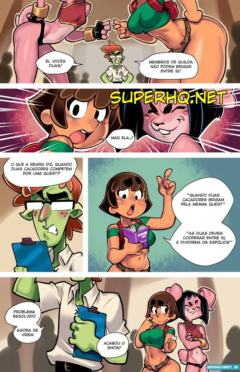 A Busca pelo Tesão – Lora e Sua Rival Piranhas em Hentai HQ