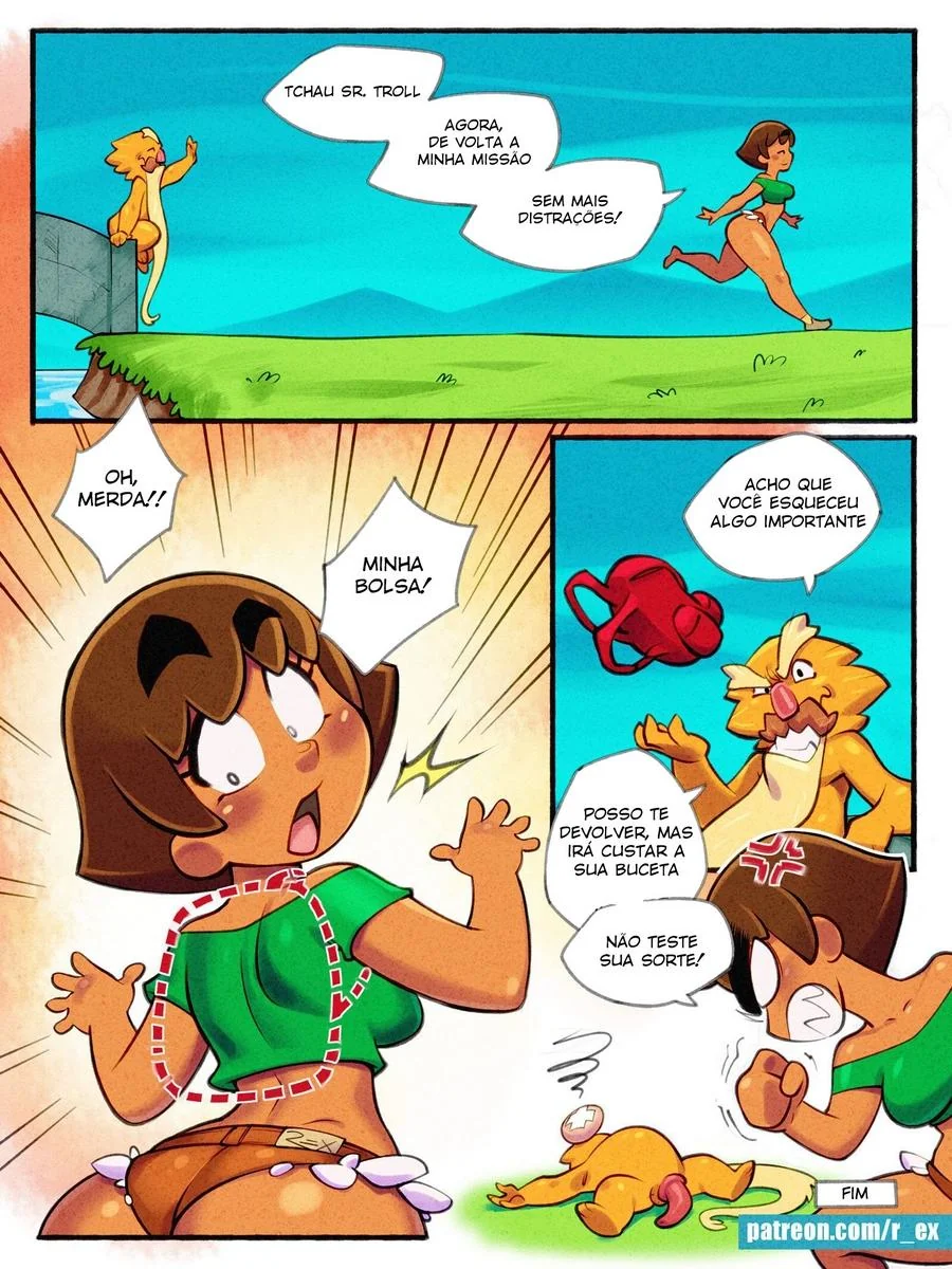 A Caçadora de Recompensas Tarada em Hentai HQ