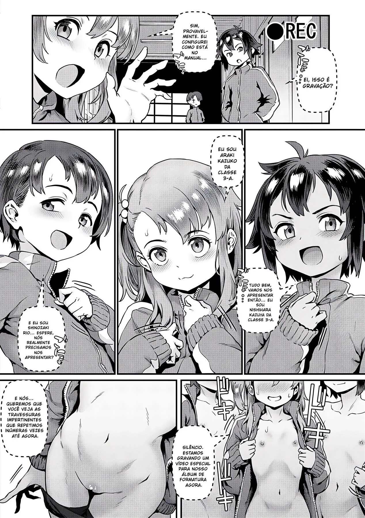 Professora Piranha Realiza Fantasias com Alunos Tarados em Hentai HQ Brasileiro