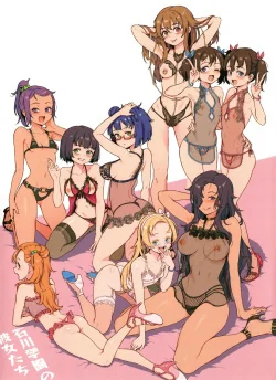Suruba Insana com Novinhas Gostosas em Hentai HQ Brasileiro