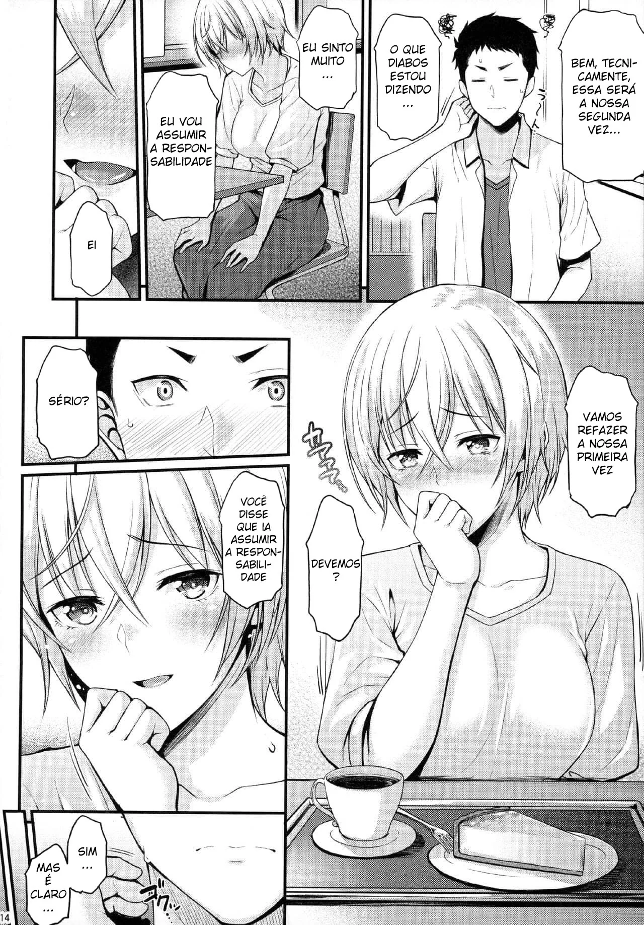 Piranha Tímida Fazendo Loucuras com Seu Senpai em Hentai HQ Brasileiro