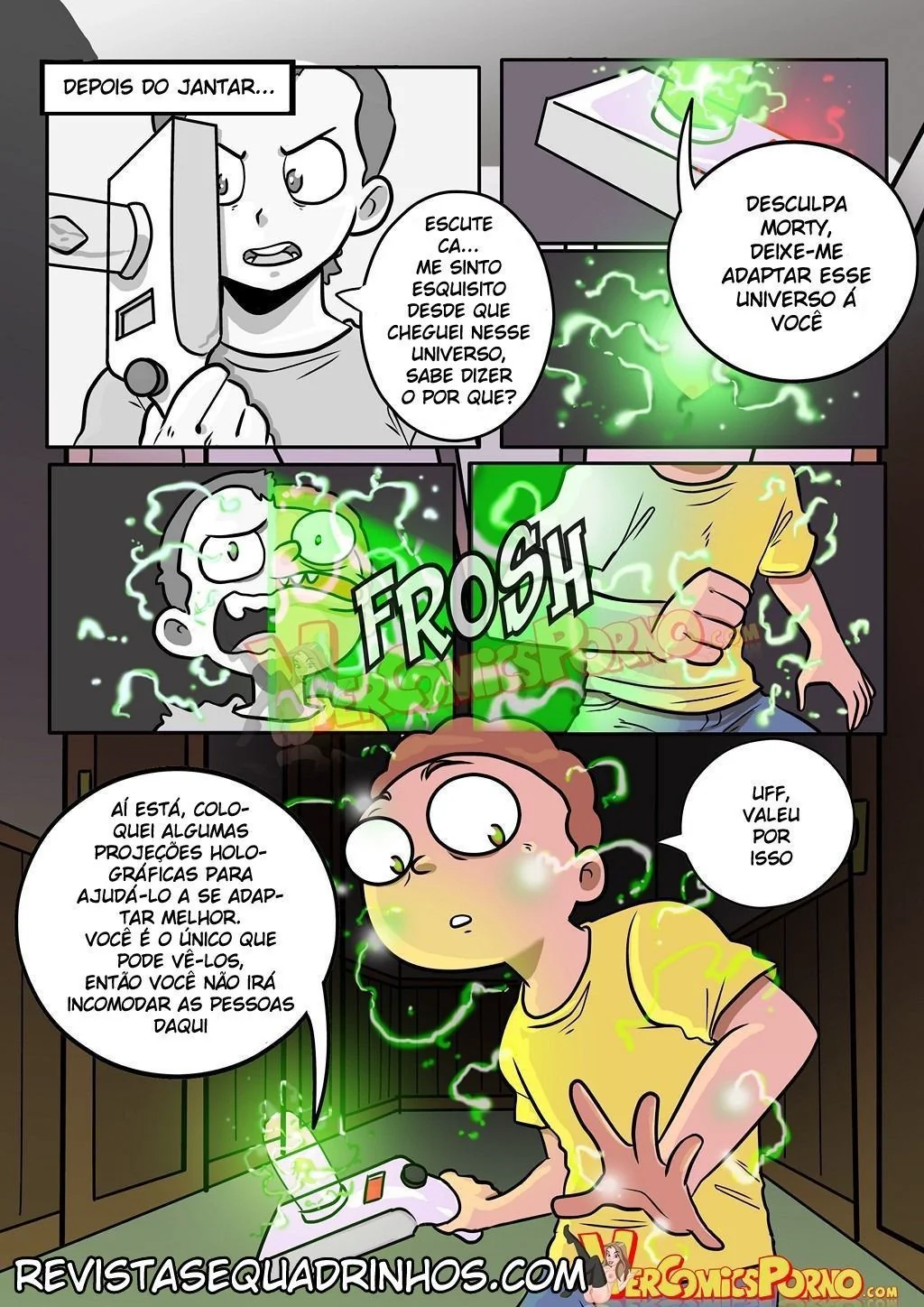 Rick e Morty Hentai HQ: Morty fode sua irmã gostosa em universo paralelo