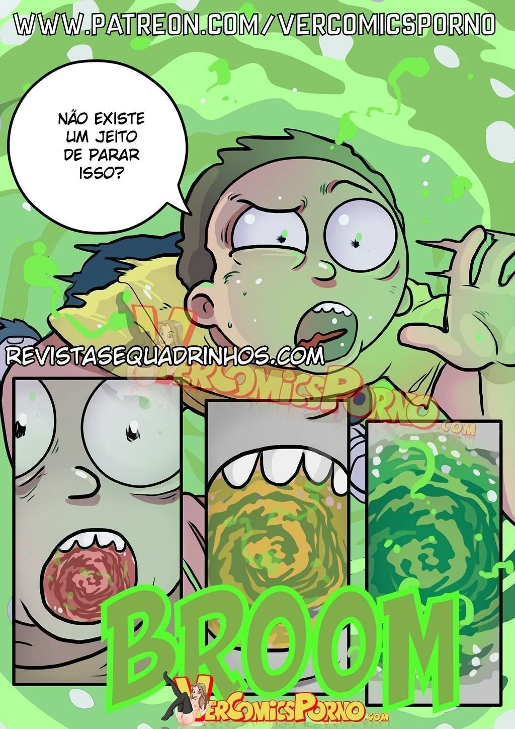Rick e Morty Hentai HQ: Morty fode sua irmã gostosa em universo paralelo
