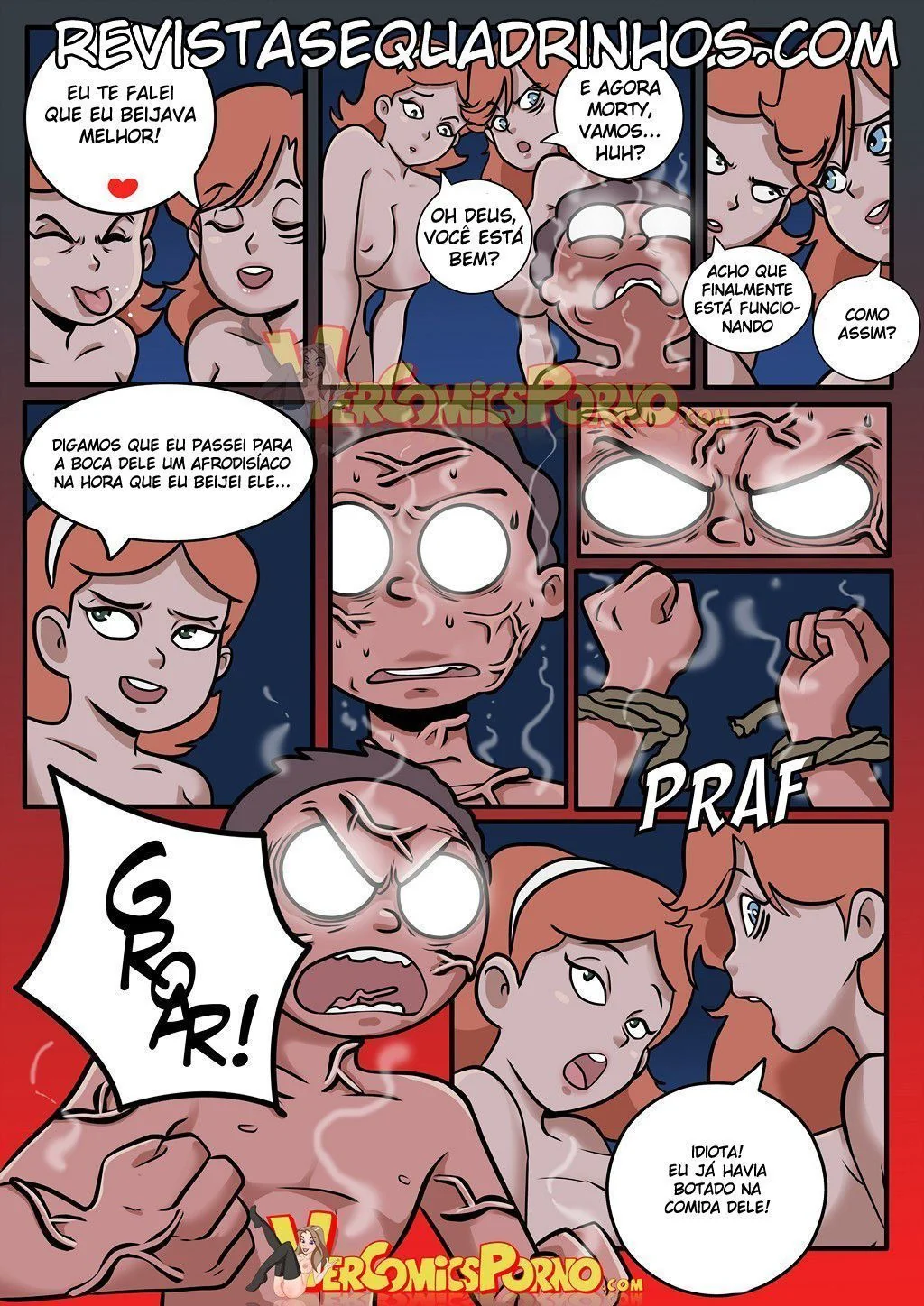 Rick e Morty Hentai HQ: Morty fode sua irmã gostosa em universo paralelo