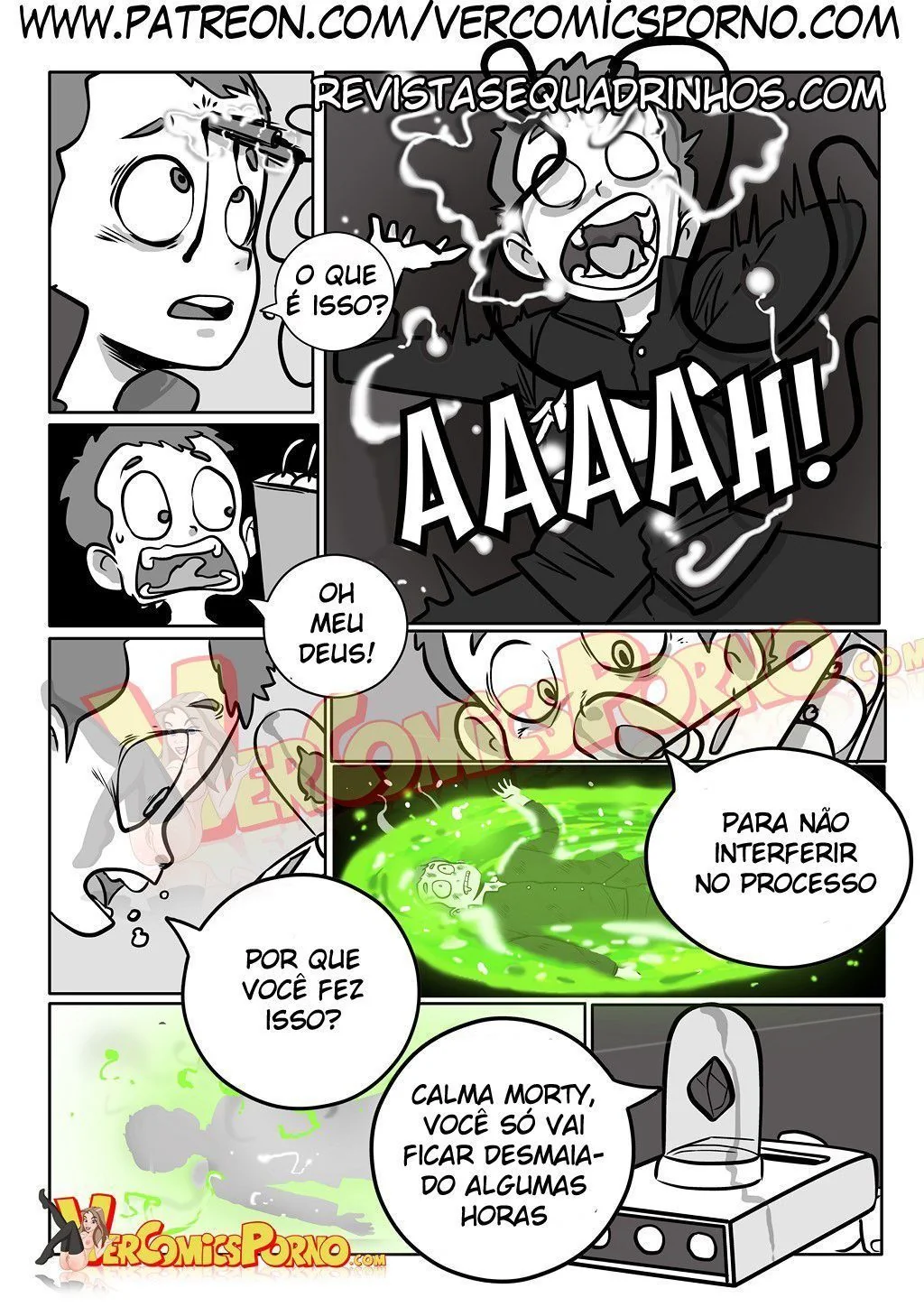 Rick e Morty Hentai HQ: Morty fode sua irmã gostosa em universo paralelo