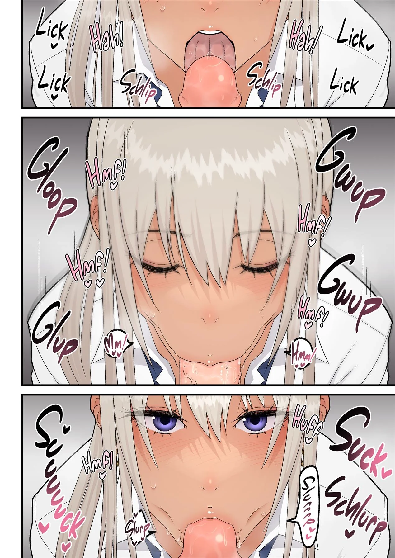 Estudando a Buceta da Piranha Loira – Hentai HQ Brasileiro