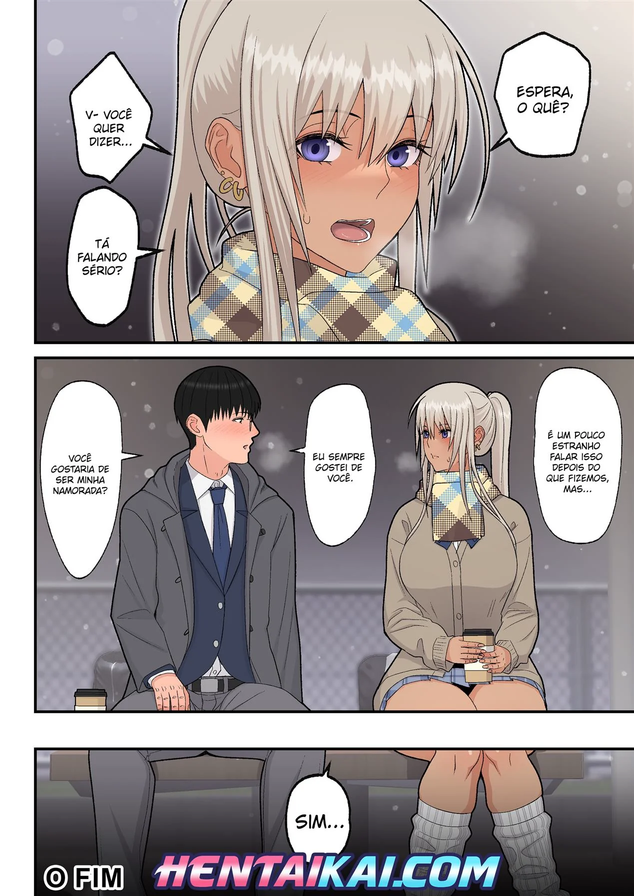 Estudando a Buceta da Piranha Loira – Hentai HQ Brasileiro