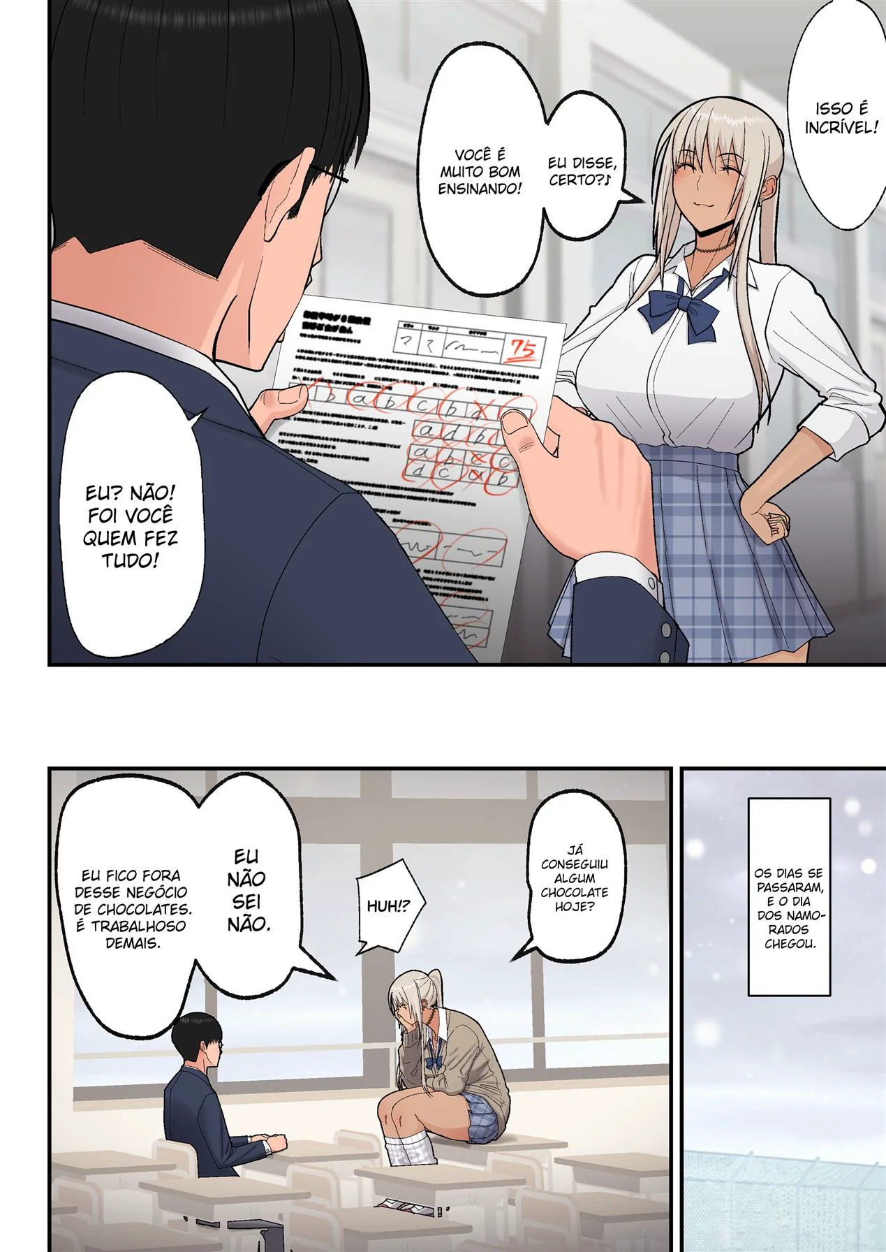 Estudando a Buceta da Piranha Loira – Hentai HQ Brasileiro