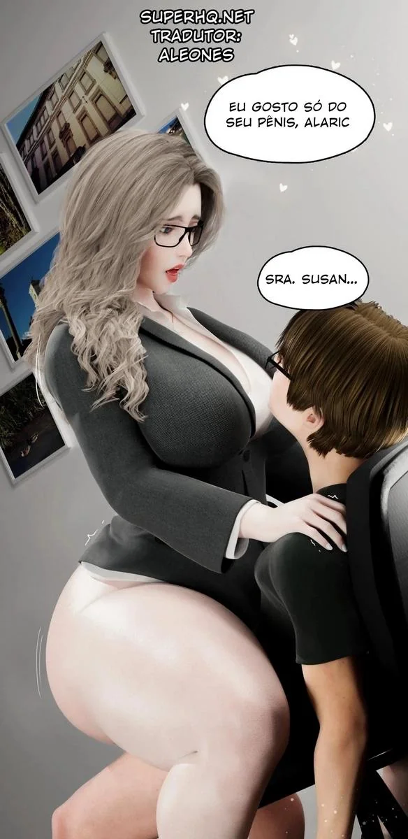 Susan e Alaric: A Pegação Continua nesse SuperHQ Brasileiro
