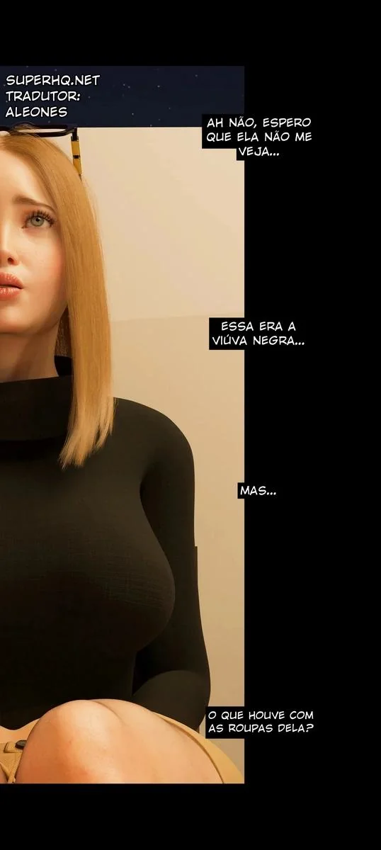 Viúva Negra Arrependida: Dando a Buceta pra Alaric em Hentai HQBr