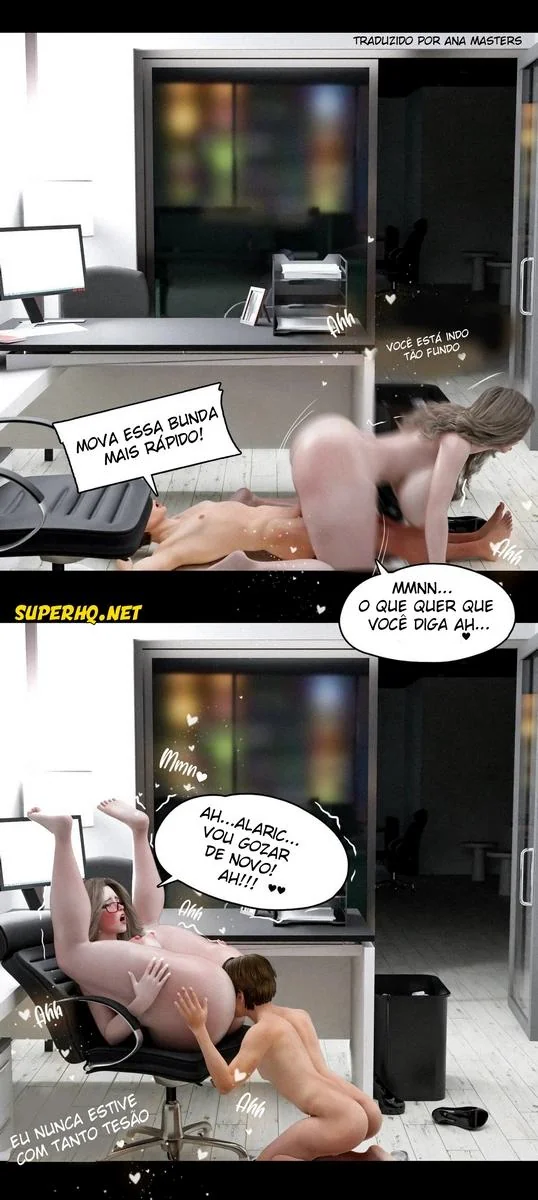 Viúva Negra Arrependida: Dando a Buceta pra Alaric em Hentai HQBr
