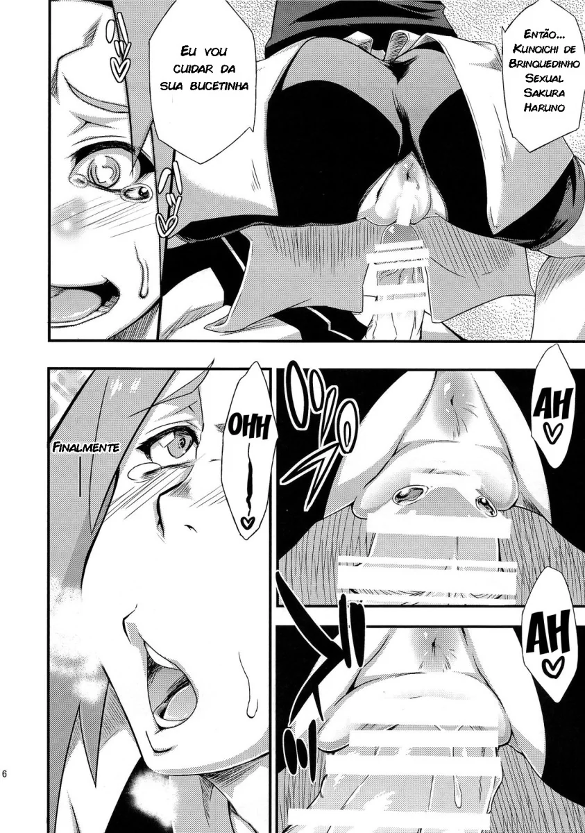 Sakura Pornô: A Piranha dos Ninjas Levada ao Limite! Em HQ Brasileiro