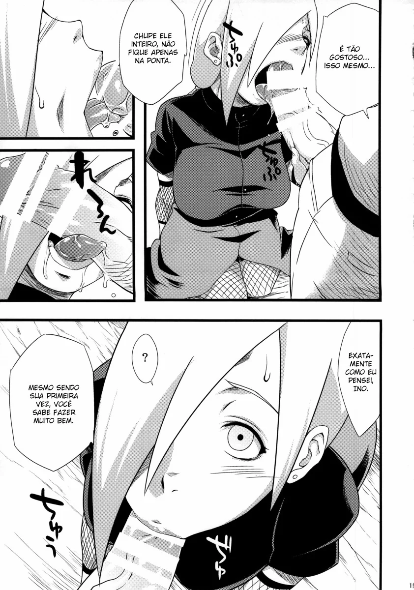 Sakura Safada é Fodida por Ninjas Tarados em Hentai HQ Brasileiro