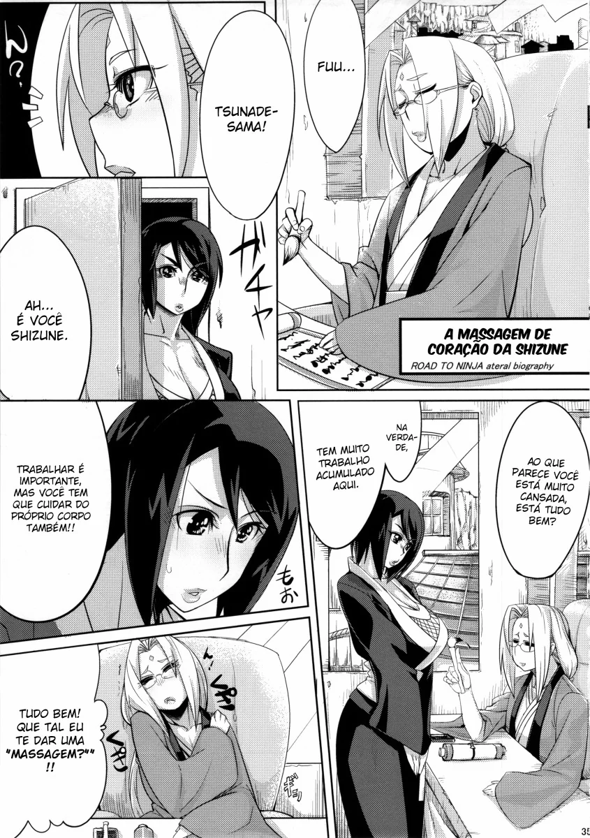 Sakura Safada é Fodida por Ninjas Tarados em Hentai HQ Brasileiro