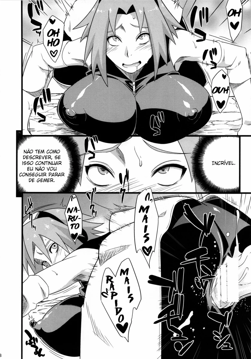 Sakura Safada é Fodida por Ninjas Tarados em Hentai HQ Brasileiro