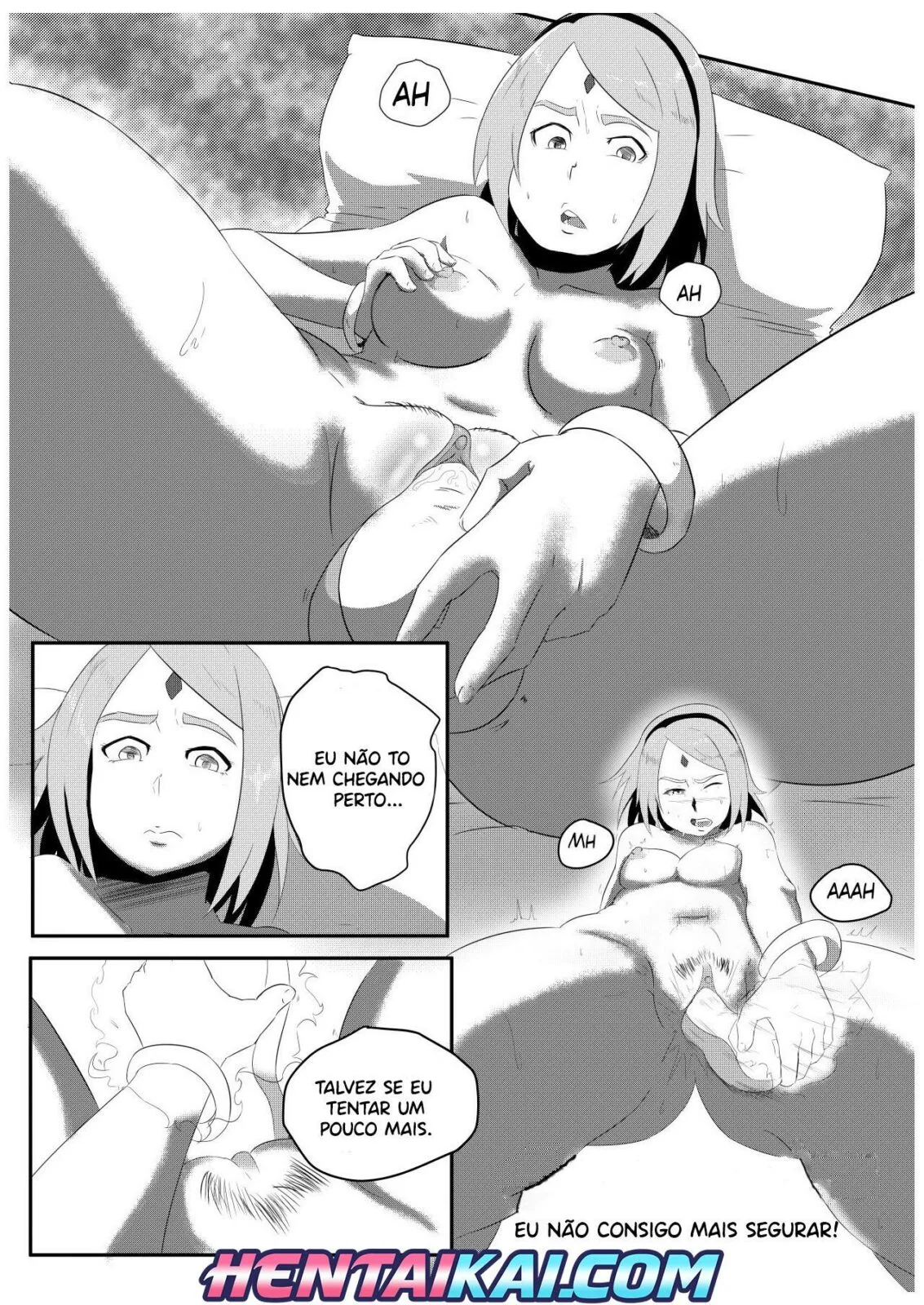 Piranha Sakura Recorre à Sua Filha para Satisfazer seus Desejos Proibidos em Hentai Incesto HQ Brasileiro