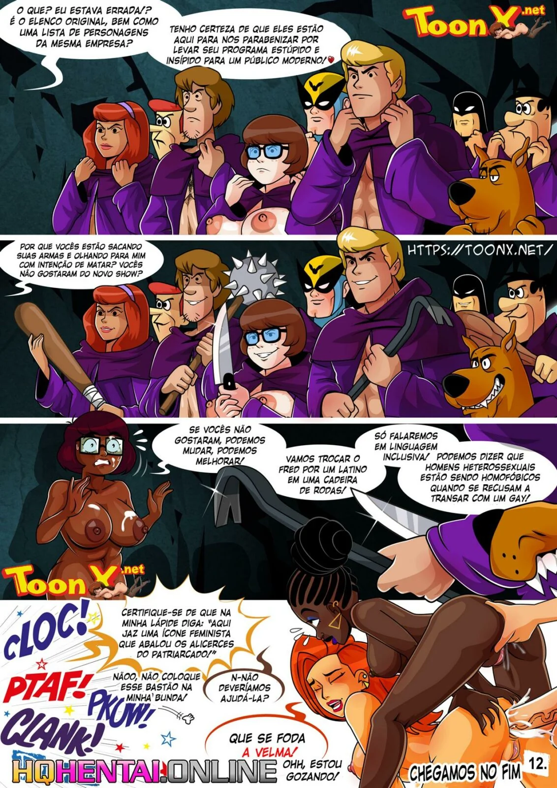 Foda-se Velma: A Piranha do Scooby Doo em Hentai HQ Brasileiro
