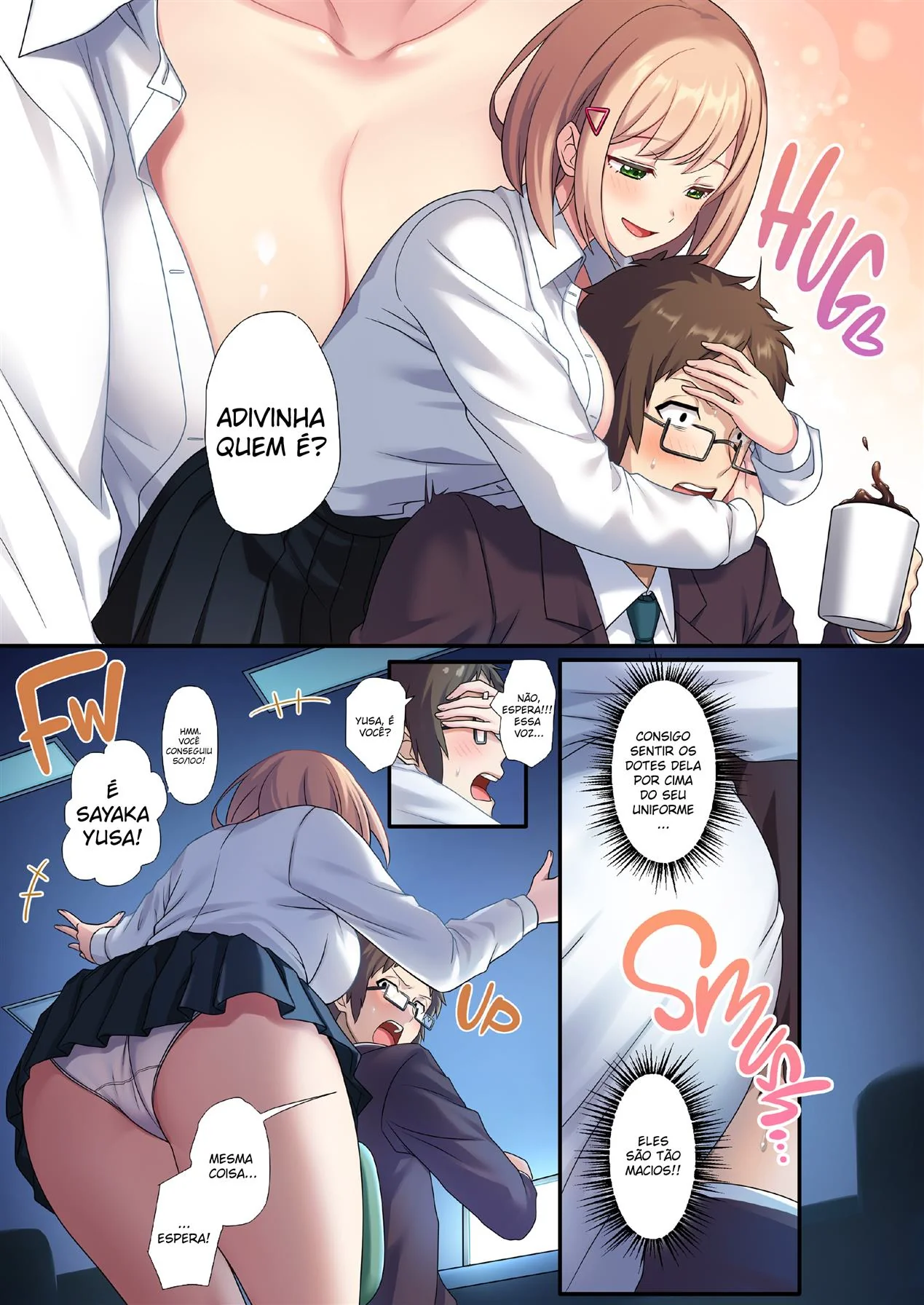 Professor Comedor – Aluna Peituda Sedenta por Notas em Hentai HQ Brasileiro