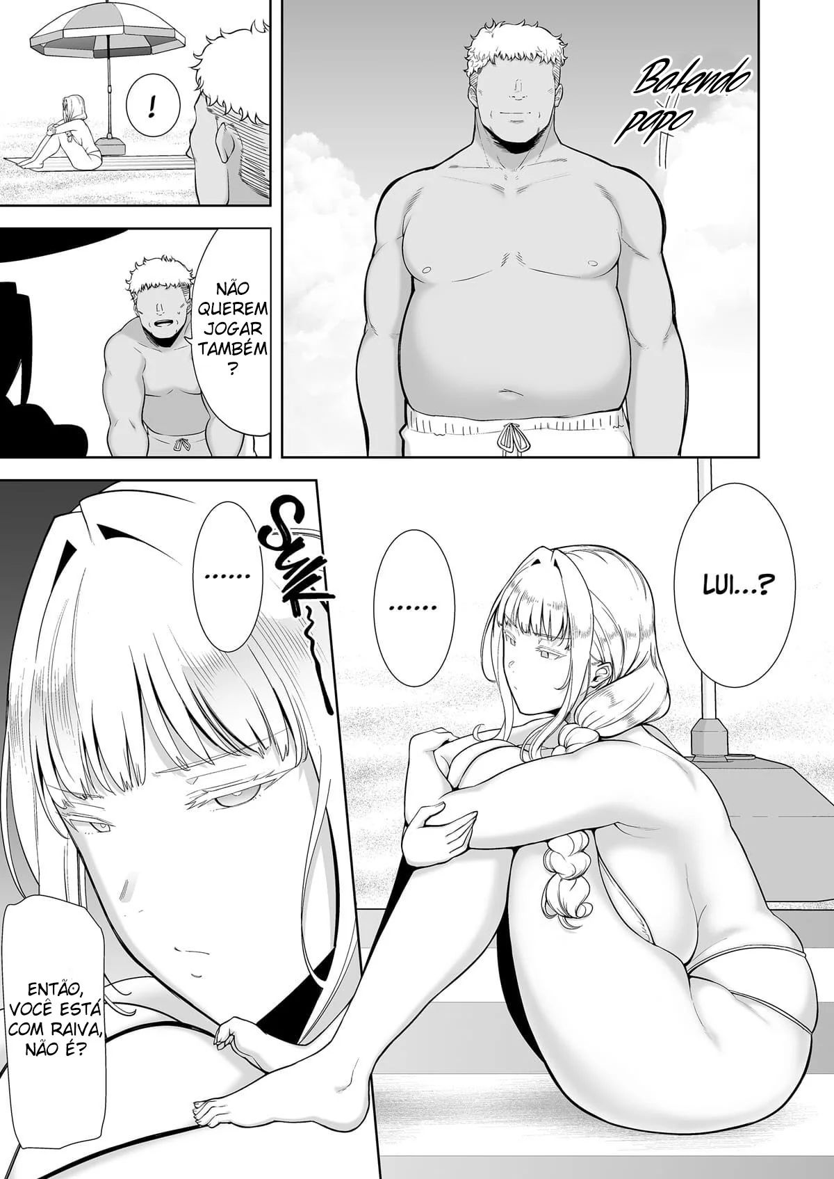 Futebol na Praia: Três Piranhas Sedentas por Rola em um Encontro Quente – Hentai HQ Brasileiro