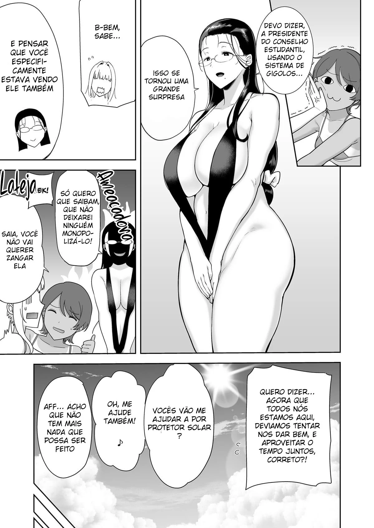Futebol na Praia: Três Piranhas Sedentas por Rola em um Encontro Quente – Hentai HQ Brasileiro