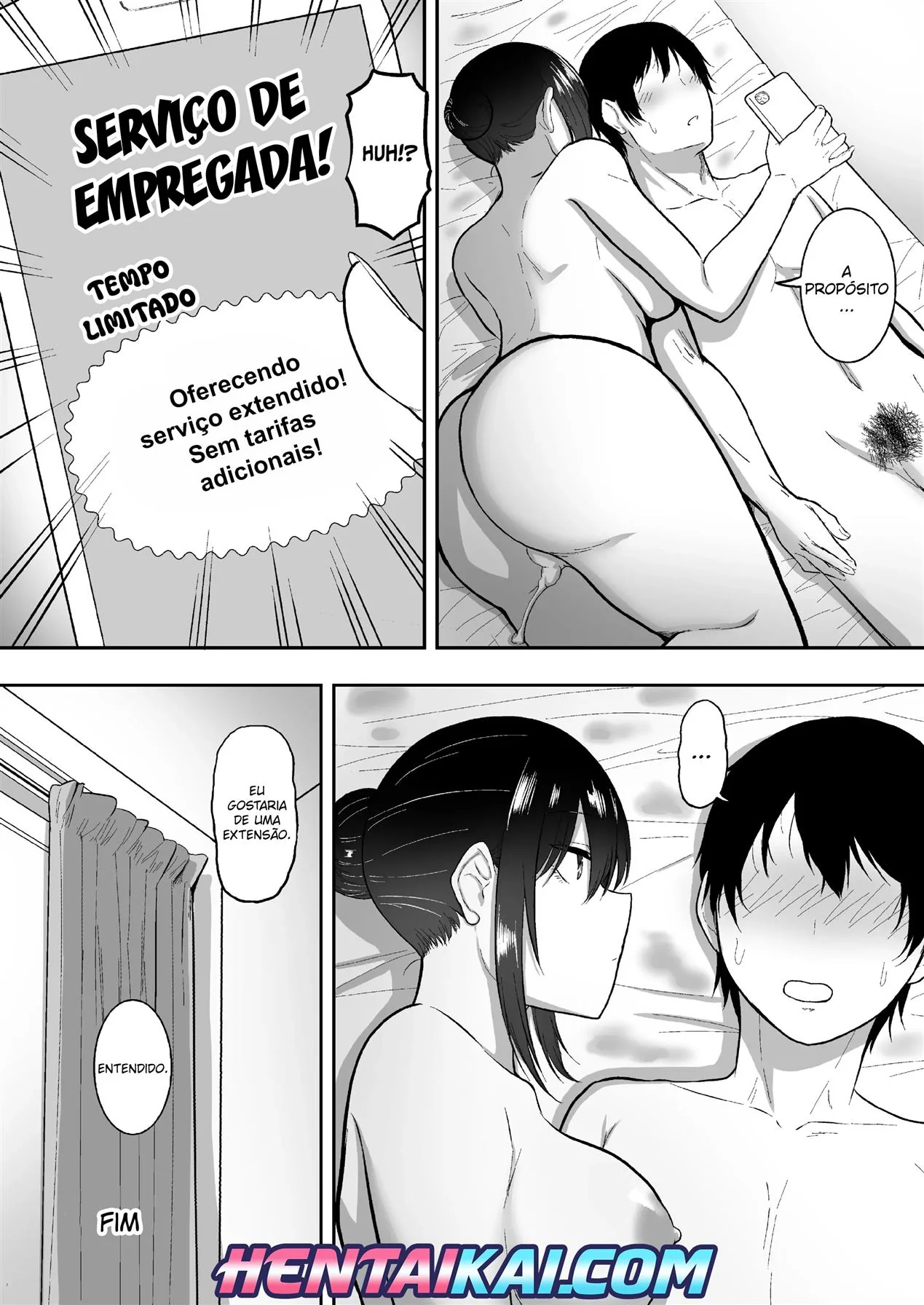 Enfermeira Safada: A Empregada Online do Tanaka em Hentai HQ