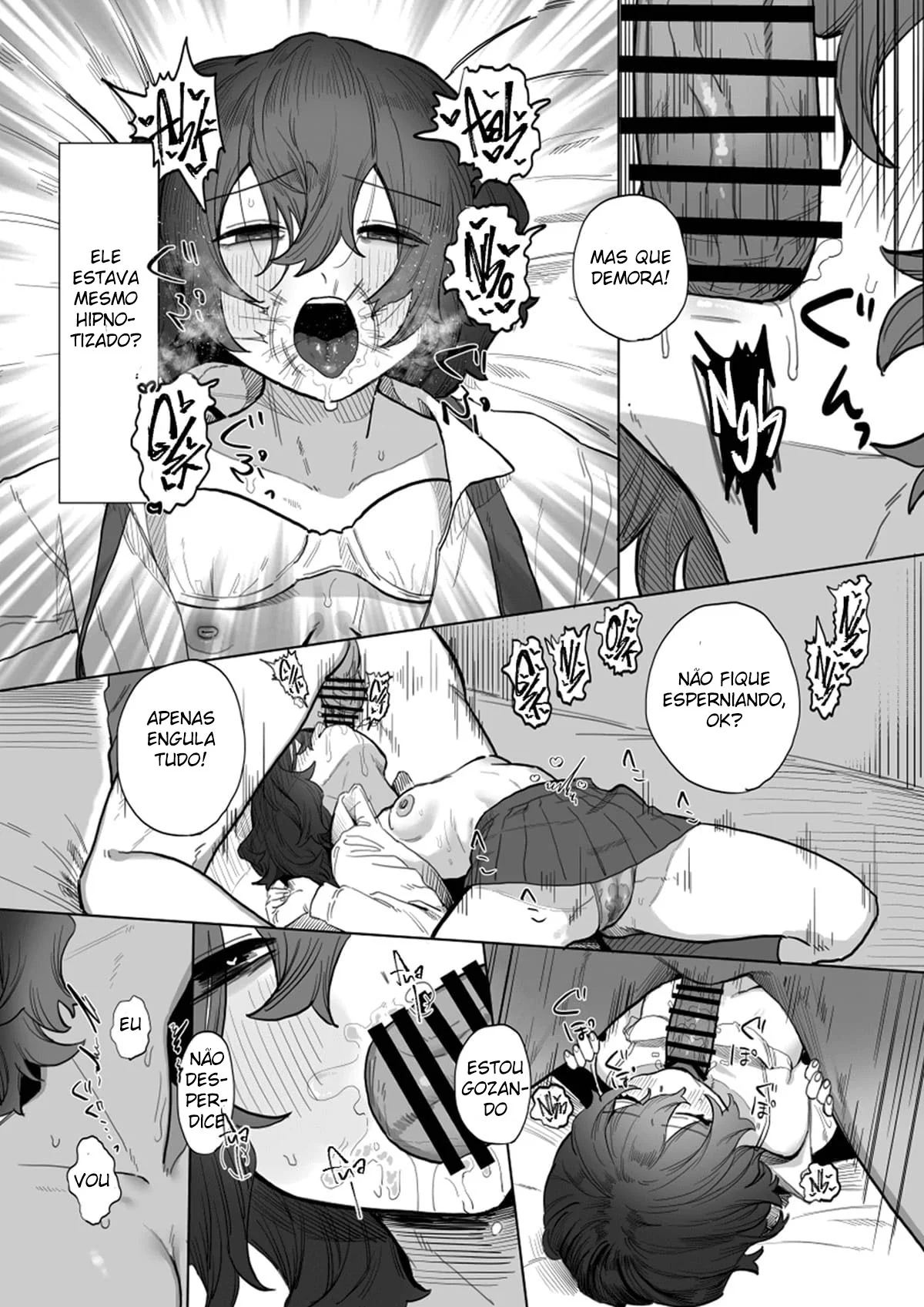 Noite de Prazer com uma Piranha Sedenta por Rola em Hentai HQ