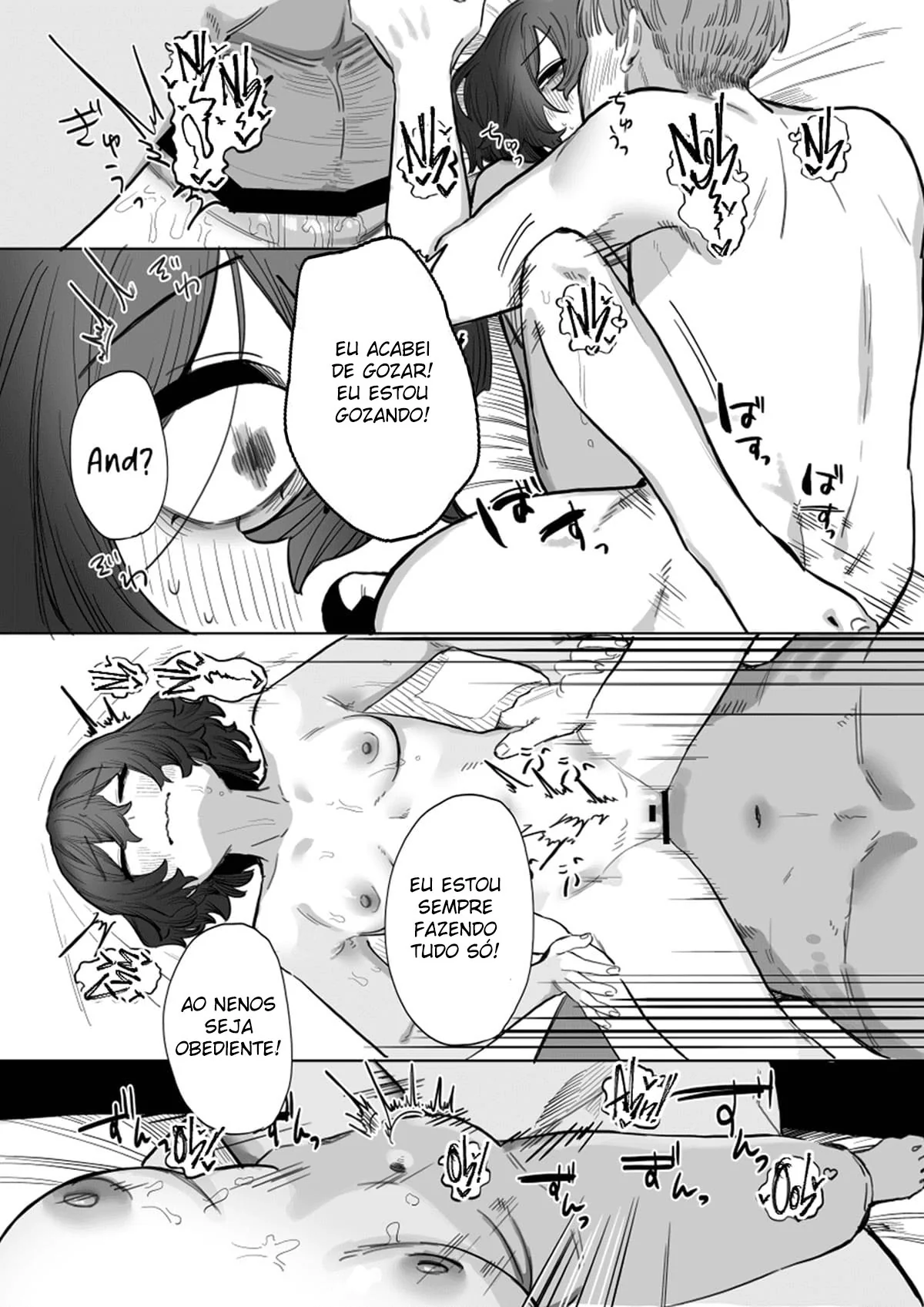 Noite de Prazer com uma Piranha Sedenta por Rola em Hentai HQ
