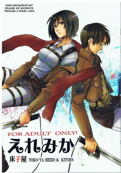 Ataca dos Titãs: Eren Jaeger Comendo a Buceta da Mikasa Ackerman em Hentai HQ Brasileiro