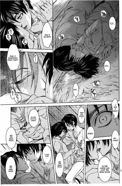Ataca dos Titãs: Eren Jaeger Comendo a Buceta da Mikasa Ackerman em Hentai HQ Brasileiro