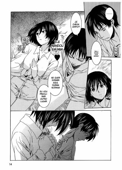 Ataca dos Titãs: Eren Jaeger Comendo a Buceta da Mikasa Ackerman em Hentai HQ Brasileiro