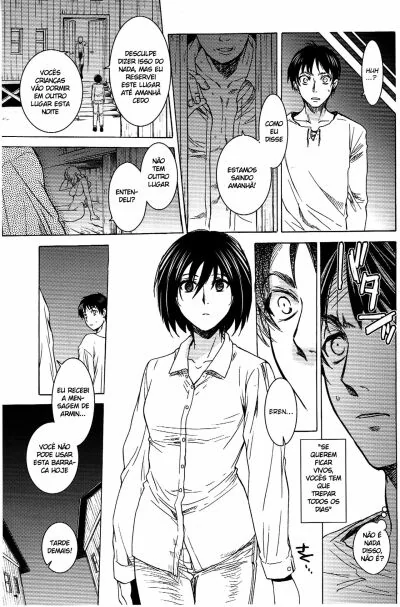 Ataca dos Titãs: Eren Jaeger Comendo a Buceta da Mikasa Ackerman em Hentai HQ Brasileiro