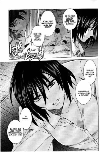 Ataca dos Titãs: Eren Jaeger Comendo a Buceta da Mikasa Ackerman em Hentai HQ Brasileiro
