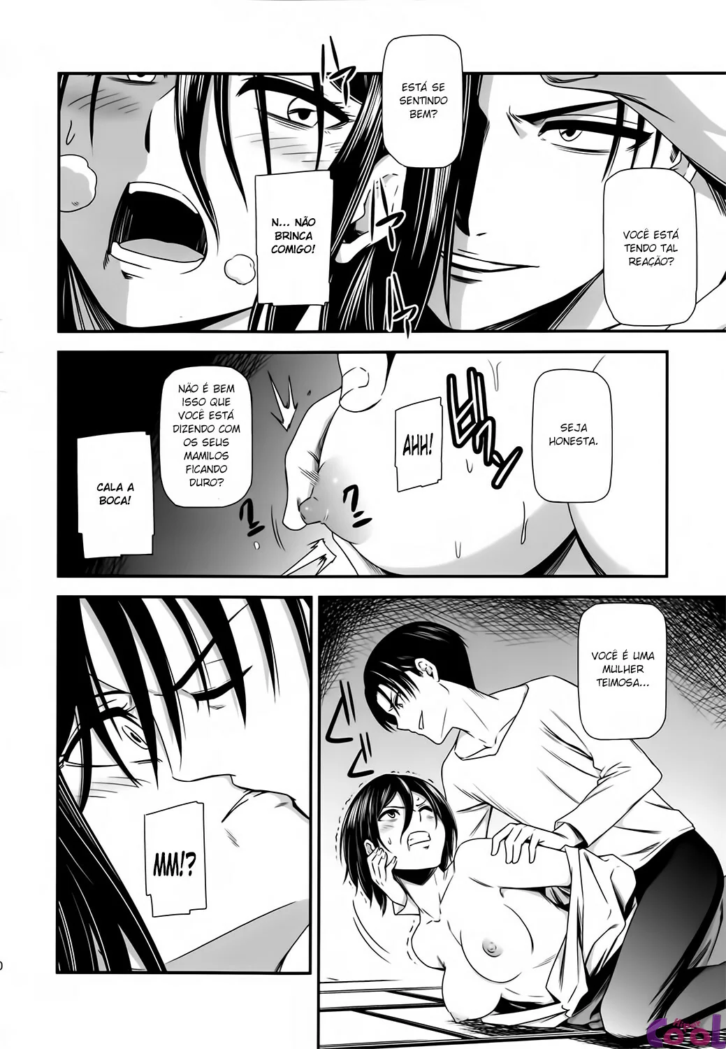 Foda de Mikasa Ackerman: Putaria alcoolizada com Eren em Hentai HQ Brasileiro