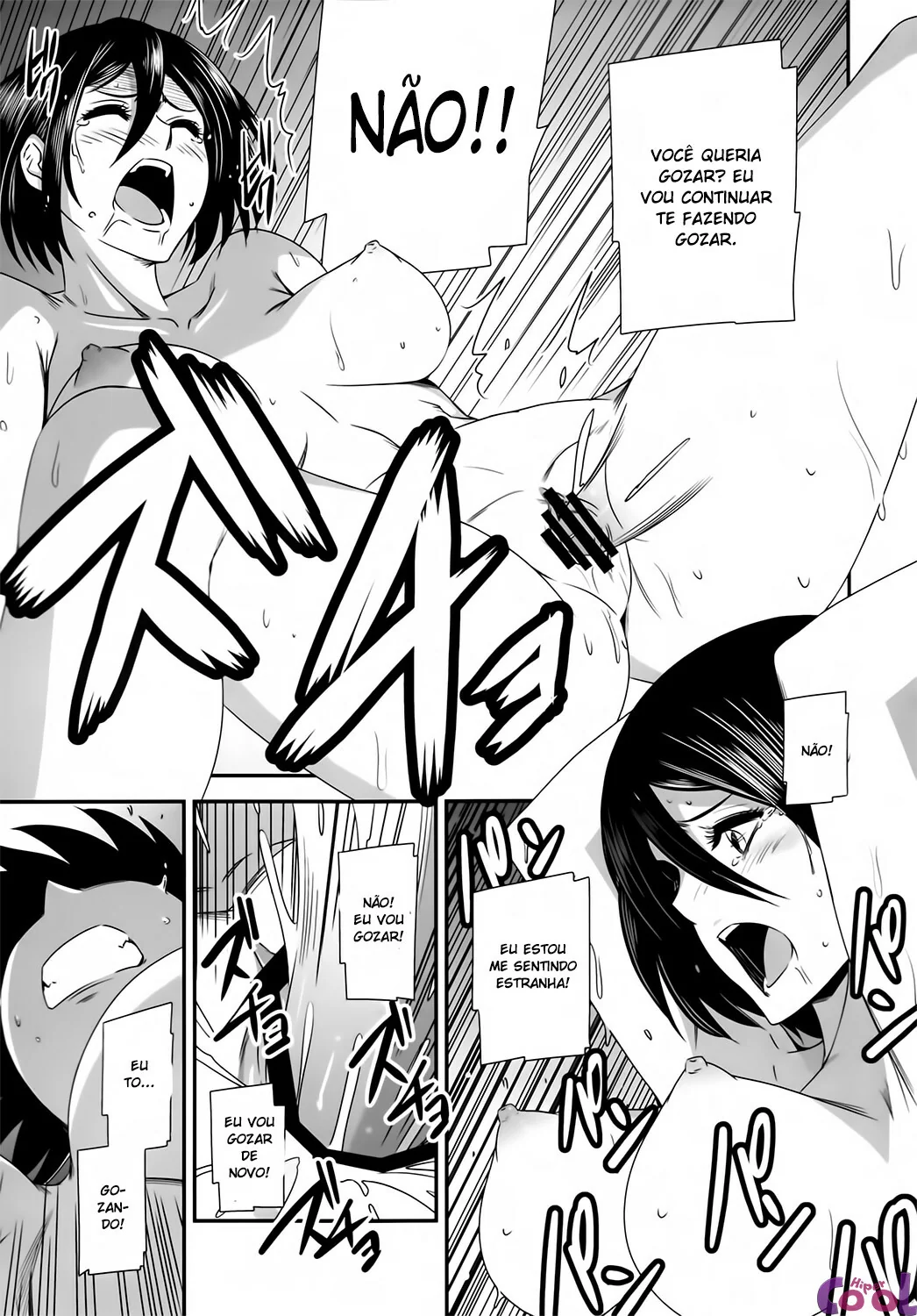 Foda de Mikasa Ackerman: Putaria alcoolizada com Eren em Hentai HQ Brasileiro