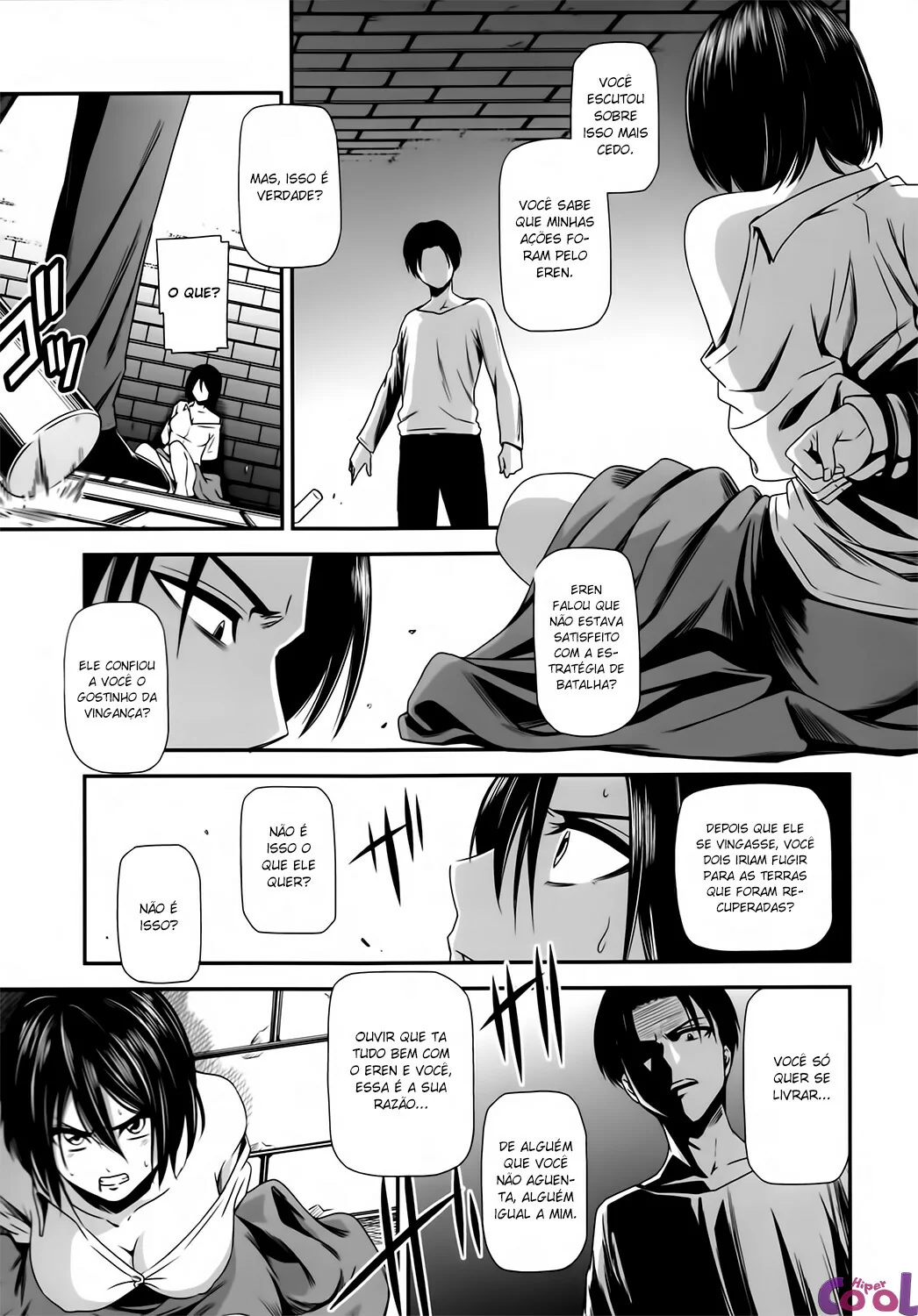 Foda de Mikasa Ackerman: Putaria alcoolizada com Eren em Hentai HQ Brasileiro