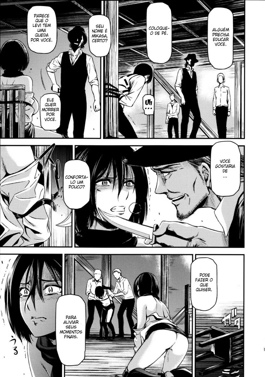 Ataque na Buceta – Mikasa Ackerman sendo Estrupada em Hentai de Shingeki no kyojin