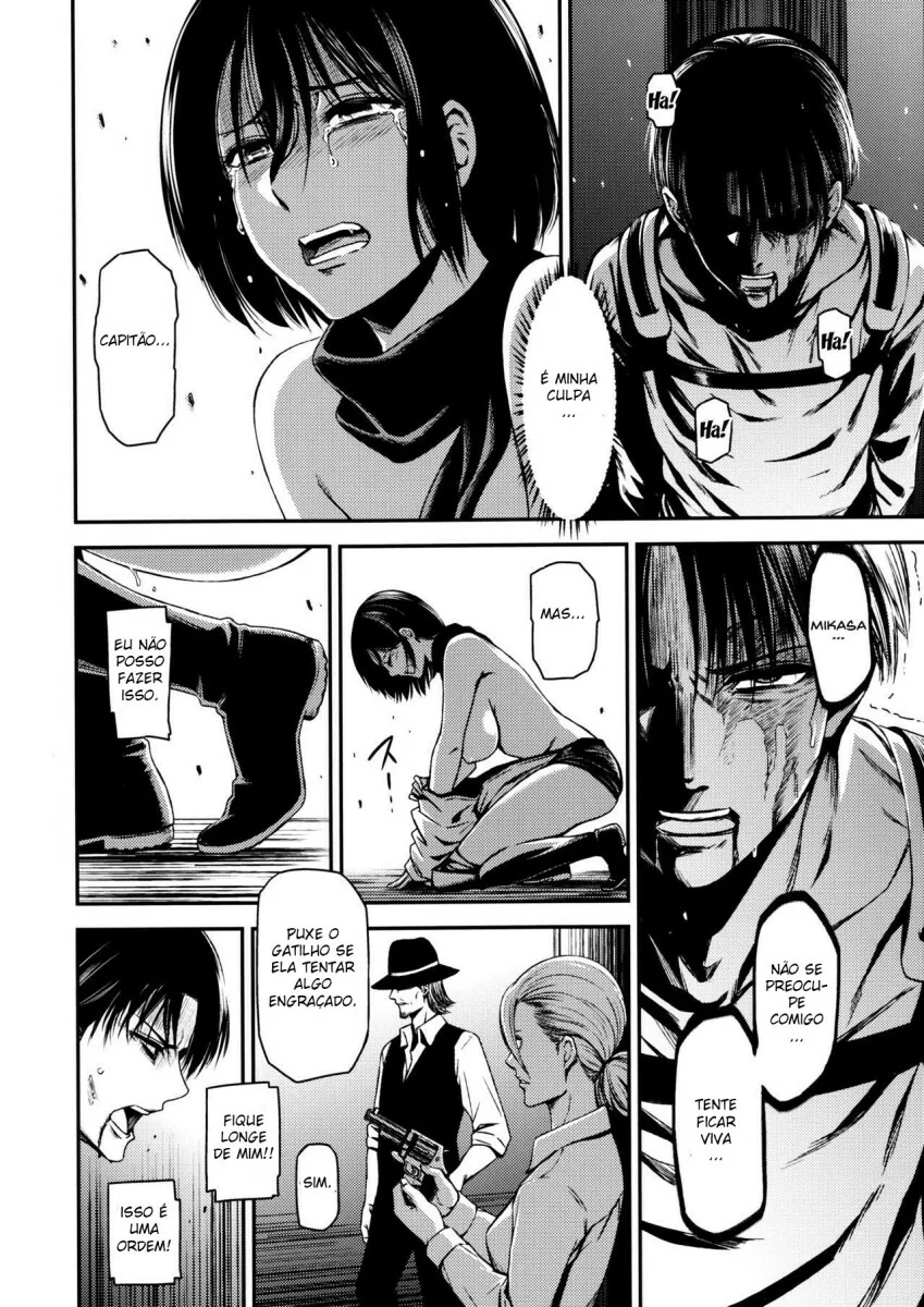 Ataque na Buceta – Mikasa Ackerman sendo Estrupada em Hentai de Shingeki no kyojin