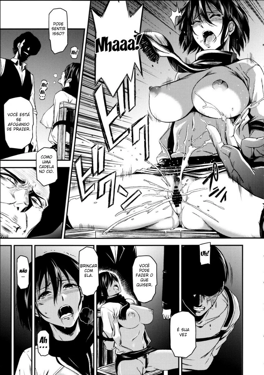 Ataque na Buceta – Mikasa Ackerman sendo Estrupada em Hentai de Shingeki no kyojin