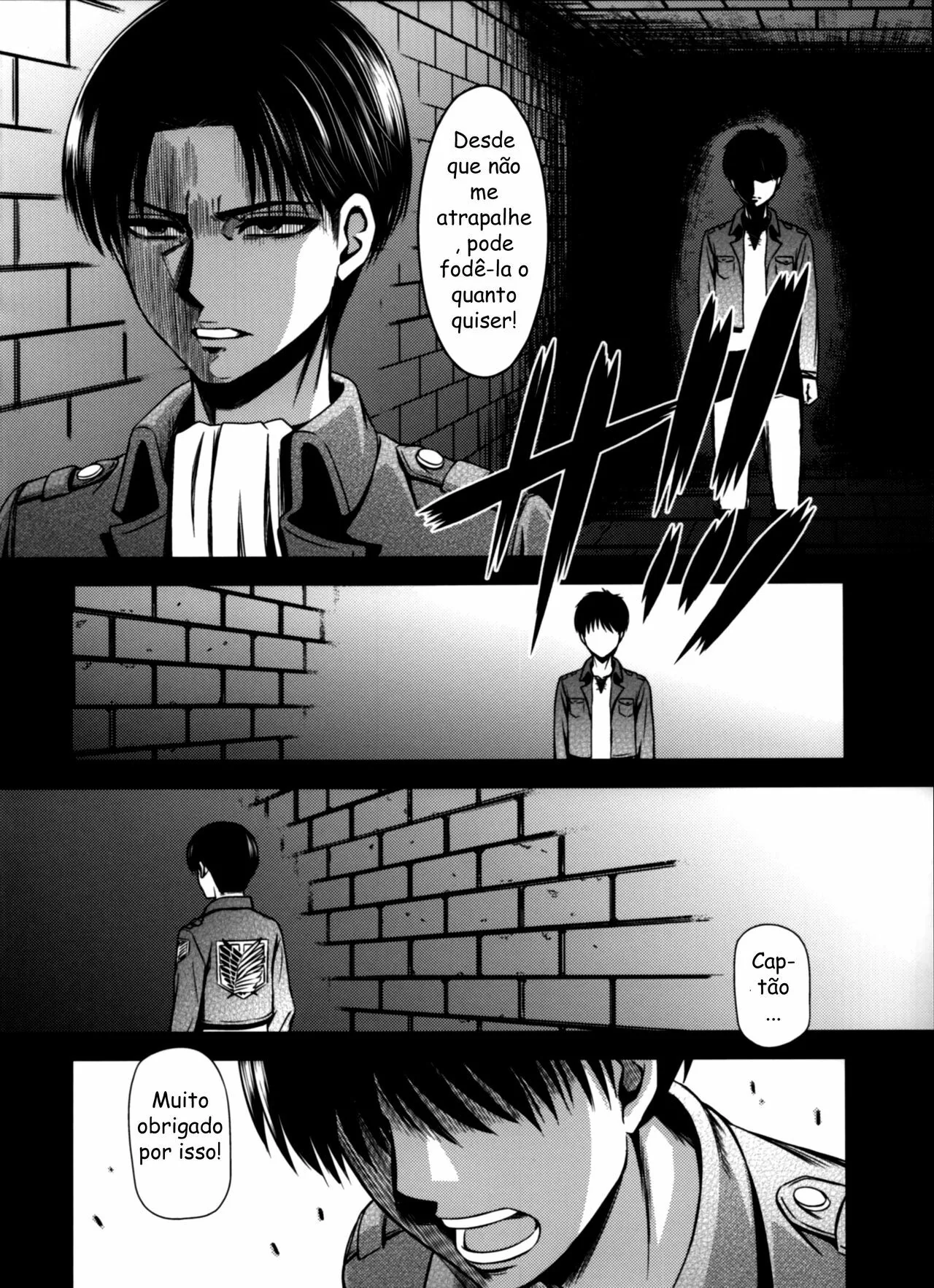 Shingeki no Kyojin Porno: Eren e Mikasa em uma Explosão de Tesão – HQ Brasileiro