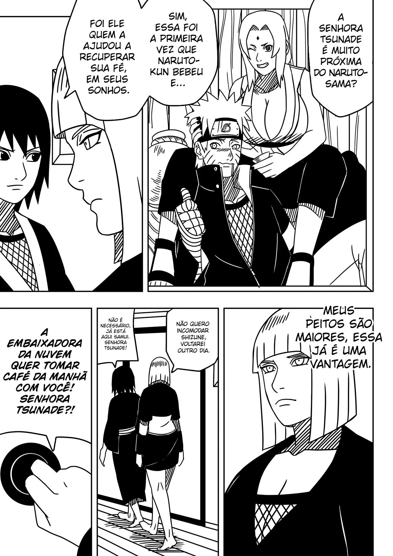 Competição da Vila: Tsunade e Naruto Pornô em Hentai HQ Brasileiro